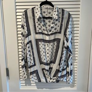 Free People Button down Top